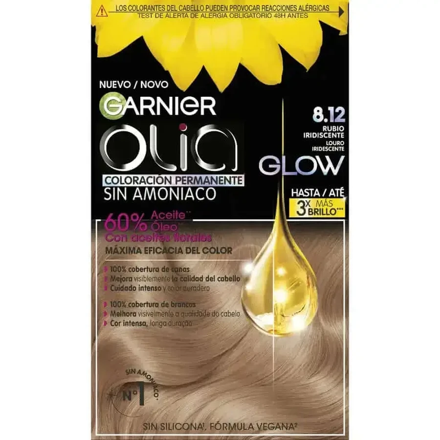 Garnier Olia 8.12 Райдужний блонд: ціни та характеристики