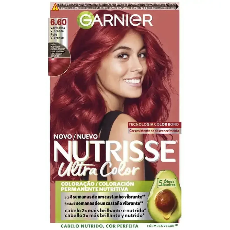 Garnier Nutrisse Ultra Color 6.60 Rouge, 160 мл: ціни та характеристики