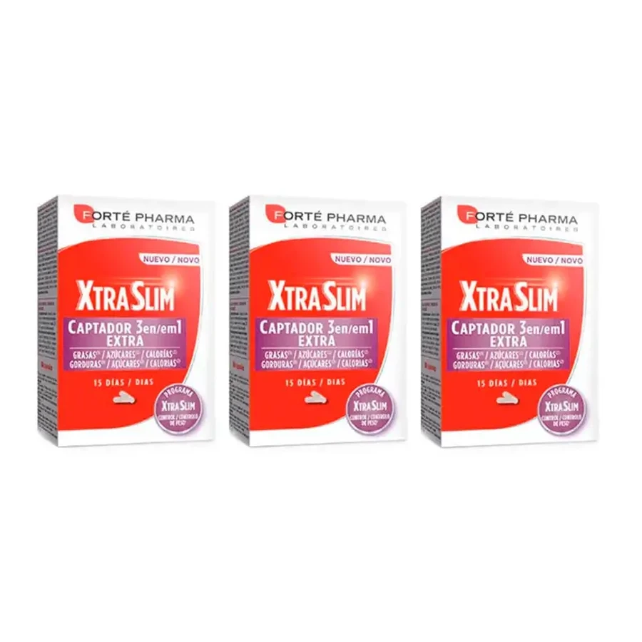 Forté Pharma Triplo Xtraslim Captador 3 в 1, 3 x 60 капсул: ціни та характеристики