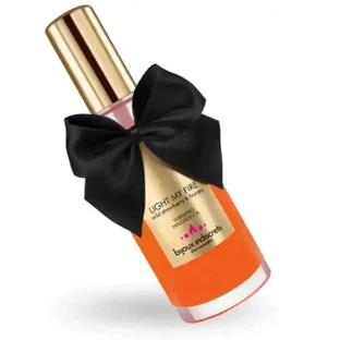 Зігріваюча масажна олія з ароматом полуниці Bijoux Love Cosmetiques