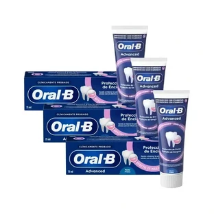 Зубна паста Oral-B Advanced Зубна паста Захист ясен Свіжа м'ята, 3X75 мл