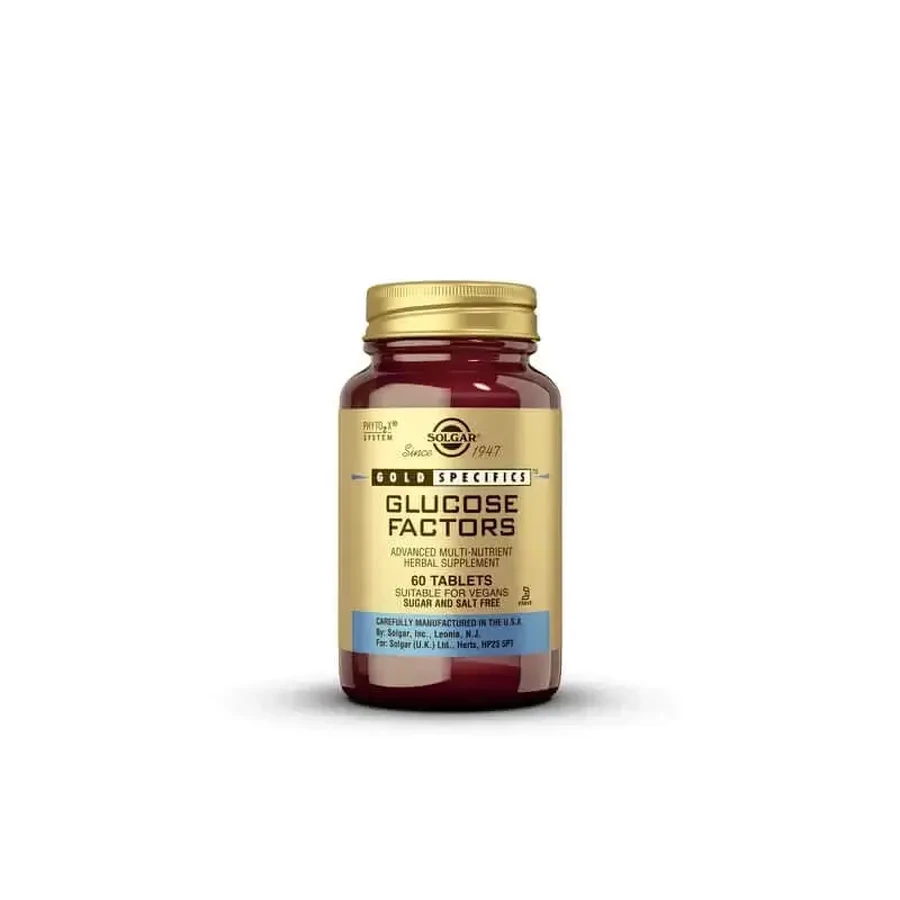 Solgar GS Glucose Factor, 60 таблеток: цены и характеристики