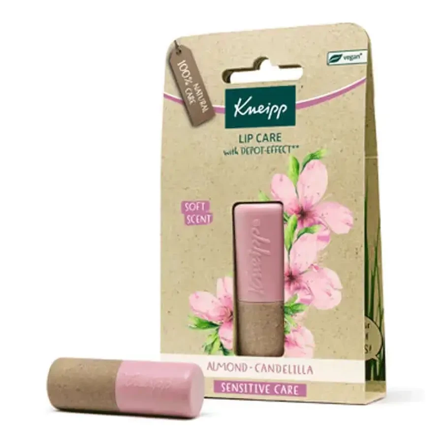 Kneipp Мигдальний догляд для губ, 4,7 г: ціни та характеристики