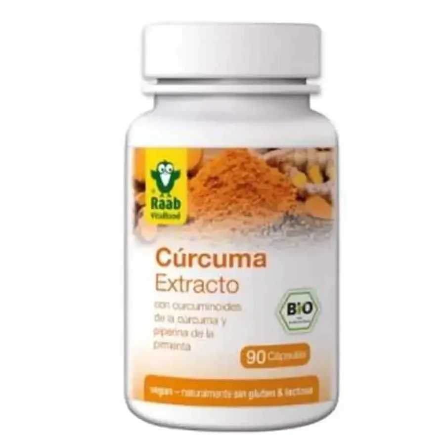Raab Vitalfood Curcuma Extract 90Cap Bio Sg Vegan: цены и характеристики