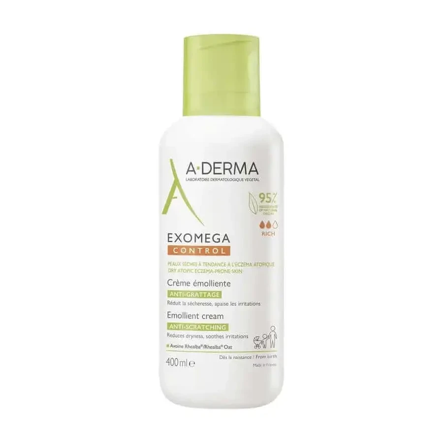 A-Derma Exomega Control Пом'якшувальний крем, 400 мл: ціни та характеристики