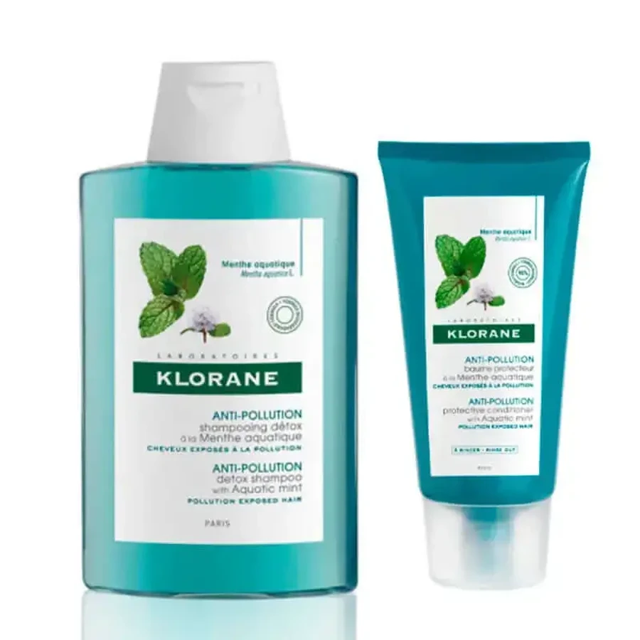 Klorane Bio Peppermint Shampoo Pack, 400 мл + Klorane Aquatic Peppermint Balm, 150 мл: цены и характеристики