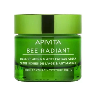 APIVITA Bee Radiant Age-Reducing and Anti-Fatigue Cream with White Peony and Patented Propolis