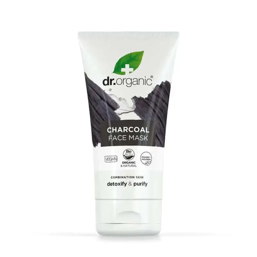 Маска для обличчя з активованим вугіллям Dr.Organic для жирної шкіри, 125 мл: ціни та характеристики