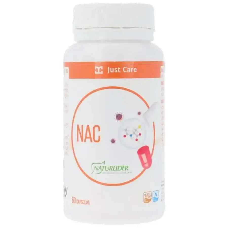 Naturlider Nac 600 мг N ацетилцистеїну, 60 капсул: ціни та характеристики