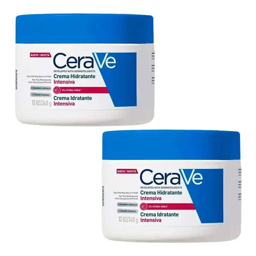 Cerave Интенсивный увлажняющий крем 5% гидромочевины, упаковка 2 x 340 гр: цены и характеристики