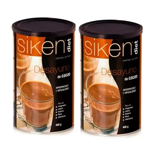 Siken Diet Какао для сніданку, упаковка 2 х 400 г