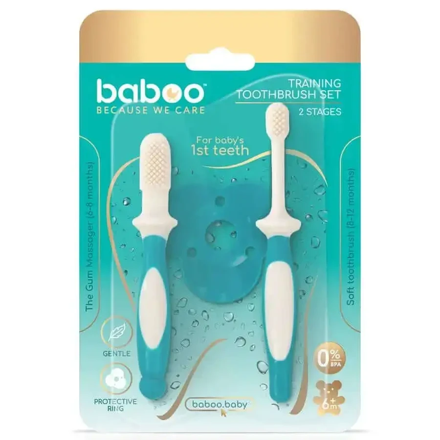 Набор зубных щеток Baboo 6+ месяцев: цены и характеристики
