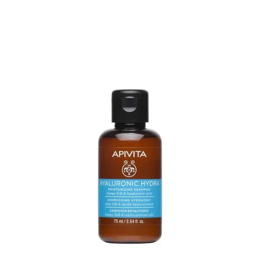 Зволожуючий шампунь Apivita Hyaluronic Hydra, 75 мл: ціни та характеристики