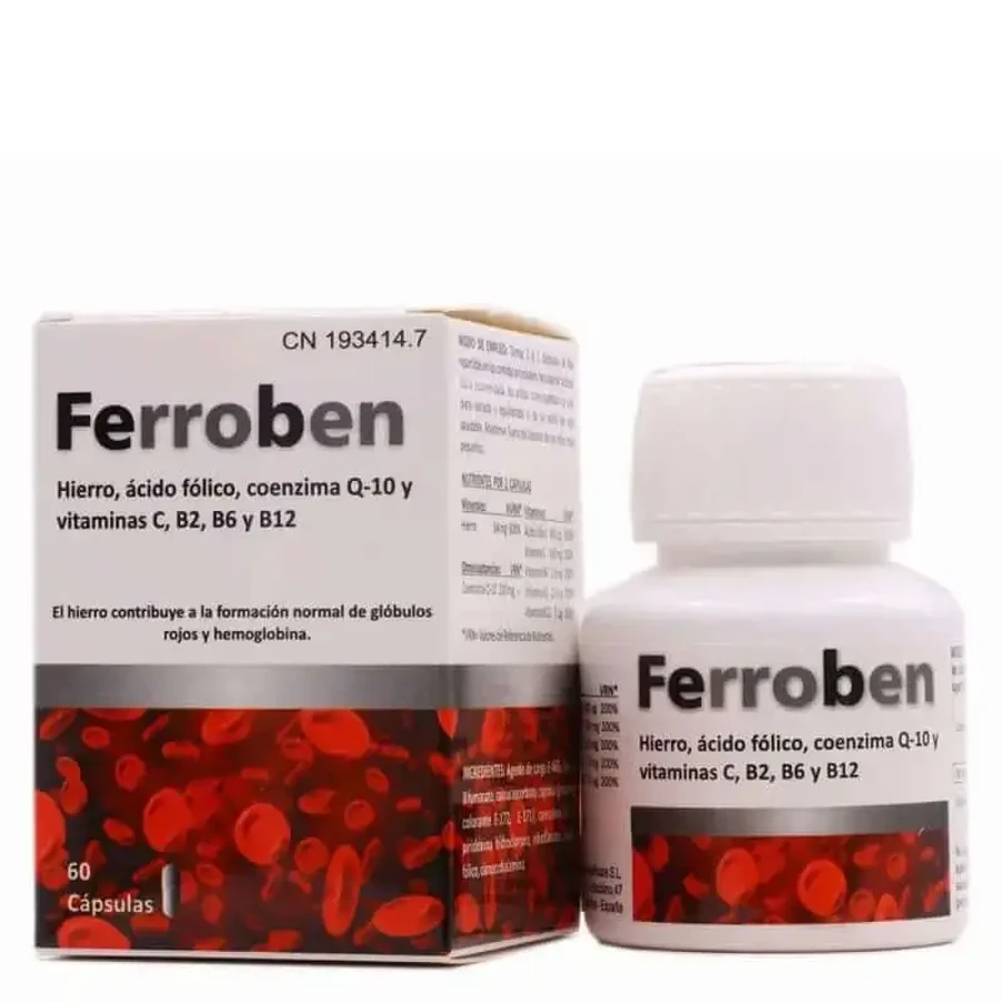 Bluecube Healthcare Ferroben, 60 капсул: цены и характеристики