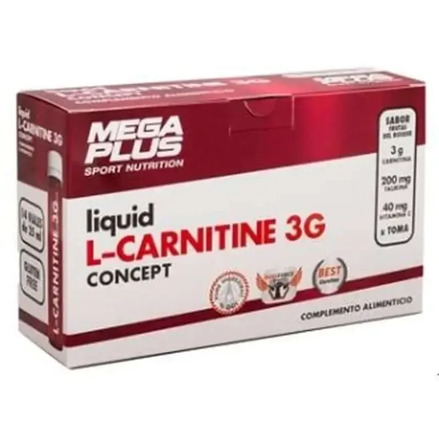 Mega Plus L-Carnitine Concep 3G 14Vials: цены и характеристики