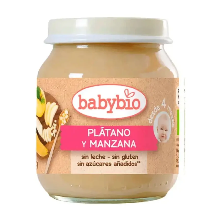 Babybio Банан та яблуко - 130 г: ціни та характеристики