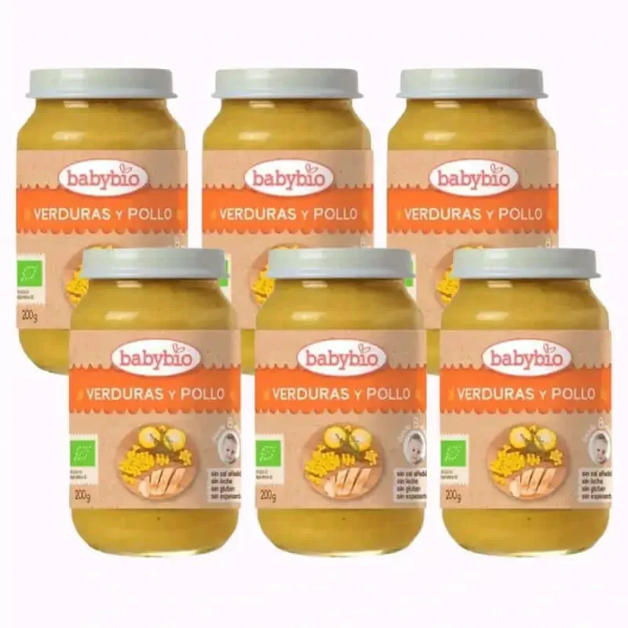 Babybio Меню традиційне куряче, упаковка 6 х 200 г: ціни та характеристики