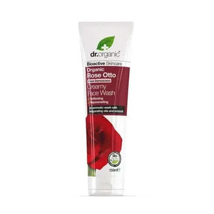 Очищуючий крем для зрілої шкіри обличчя Dr. Organic Rose Otto 150 мл