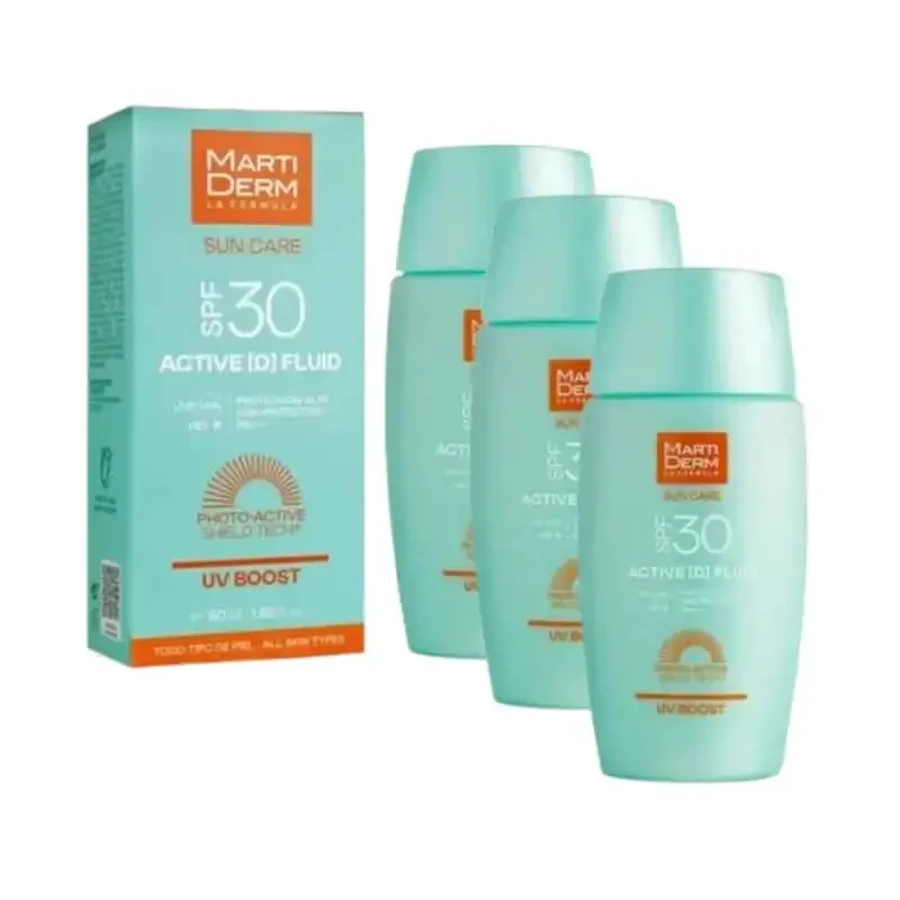 Сонцезахисний флюїд Martiderm Spf30 Active [D], 3X50 мл: ціни та характеристики