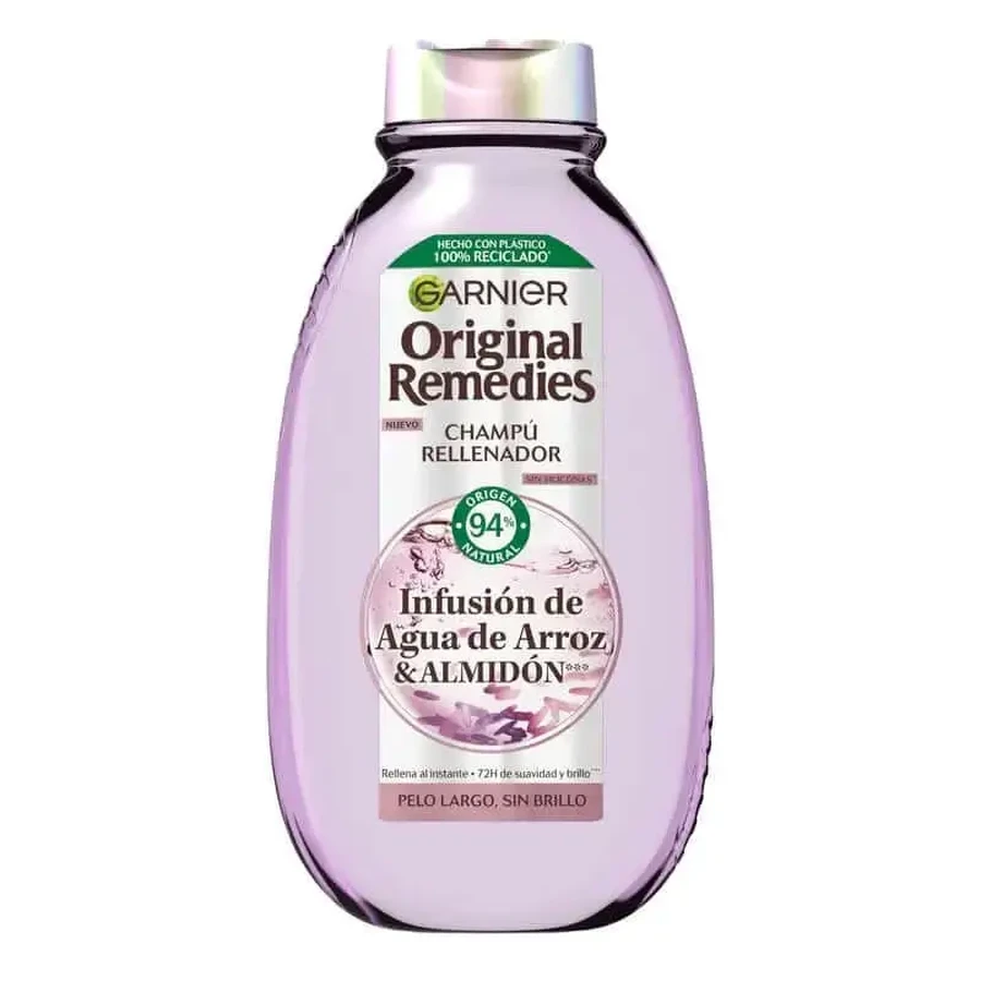 Garnier Original Remedies Восстанавливающий шампунь с добавлением рисовой воды для длинных, лишенных блеска волос: цены и характеристики