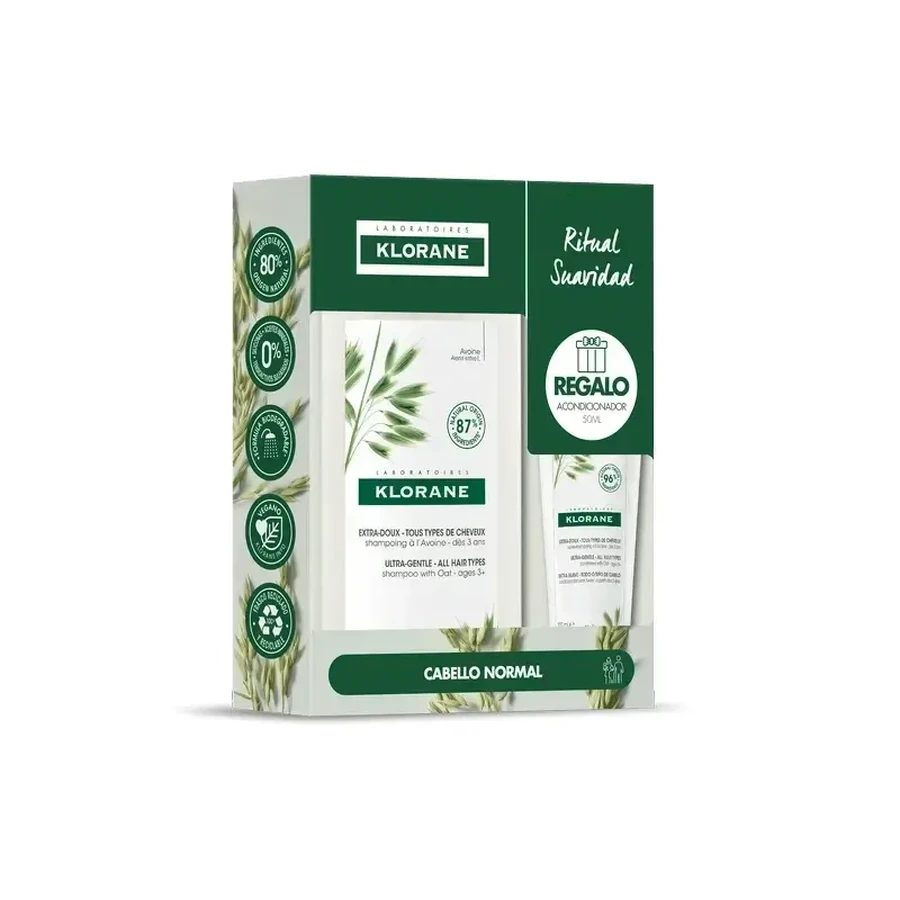 Klorane Pack Ch Oatmeal 400Ml+Acond 50Ml: цены и характеристики