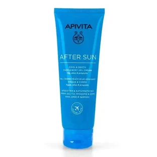 Apivita Aftersun Cool & Sooth Гель-крем для догляду за шкірою після засмаги подорожній формат 100 мл