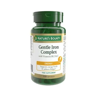 Nature'S Bounty-Iron Gentle Complex з вітамінами С та В12 - 100 капсул