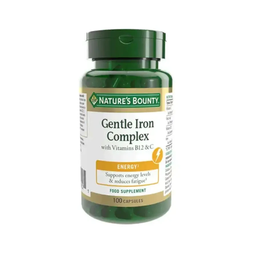 Nature'S Bounty-Iron Gentle Complex з вітамінами С та В12 - 100 капсул: ціни та характеристики