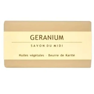 Savon Du Midi Geranium Soap Bar 100Gr. Bio
