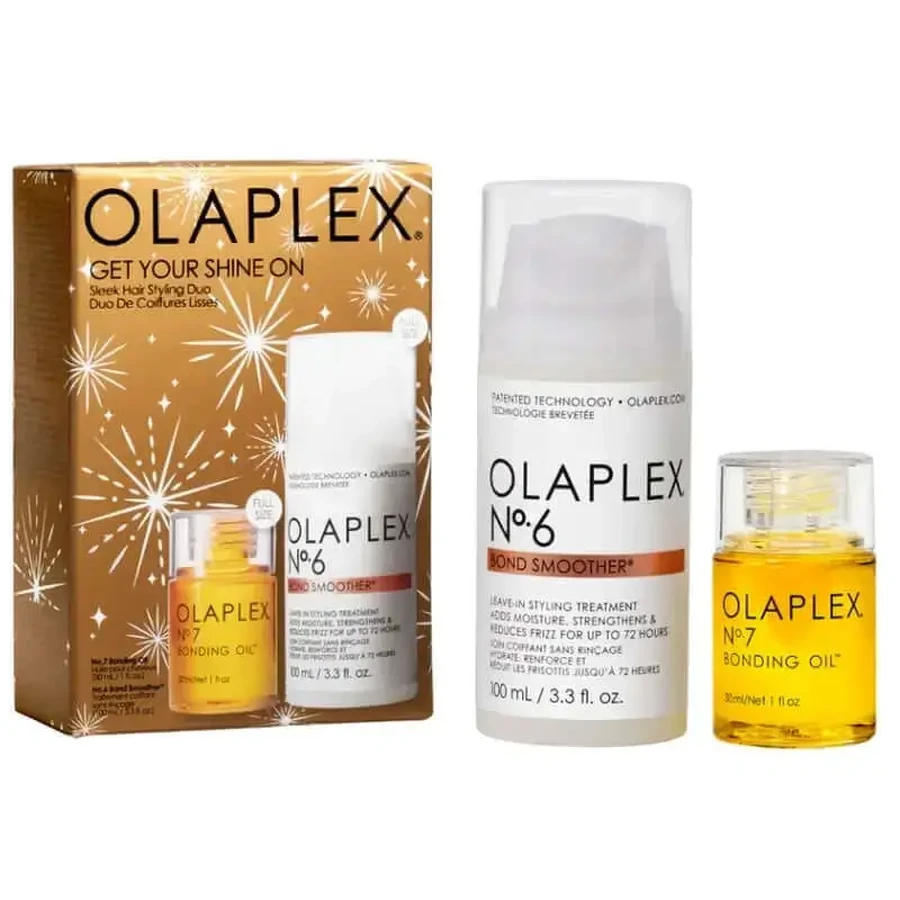 Olaplex Get Your Shine On Набір для укладання гладкого волосся Гладке волосся: ціни та характеристики