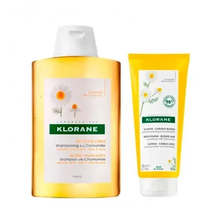 Klorane Camomile Shampoo Pack, 400 мл + Klorane Camomile Conditioner, 200 мл