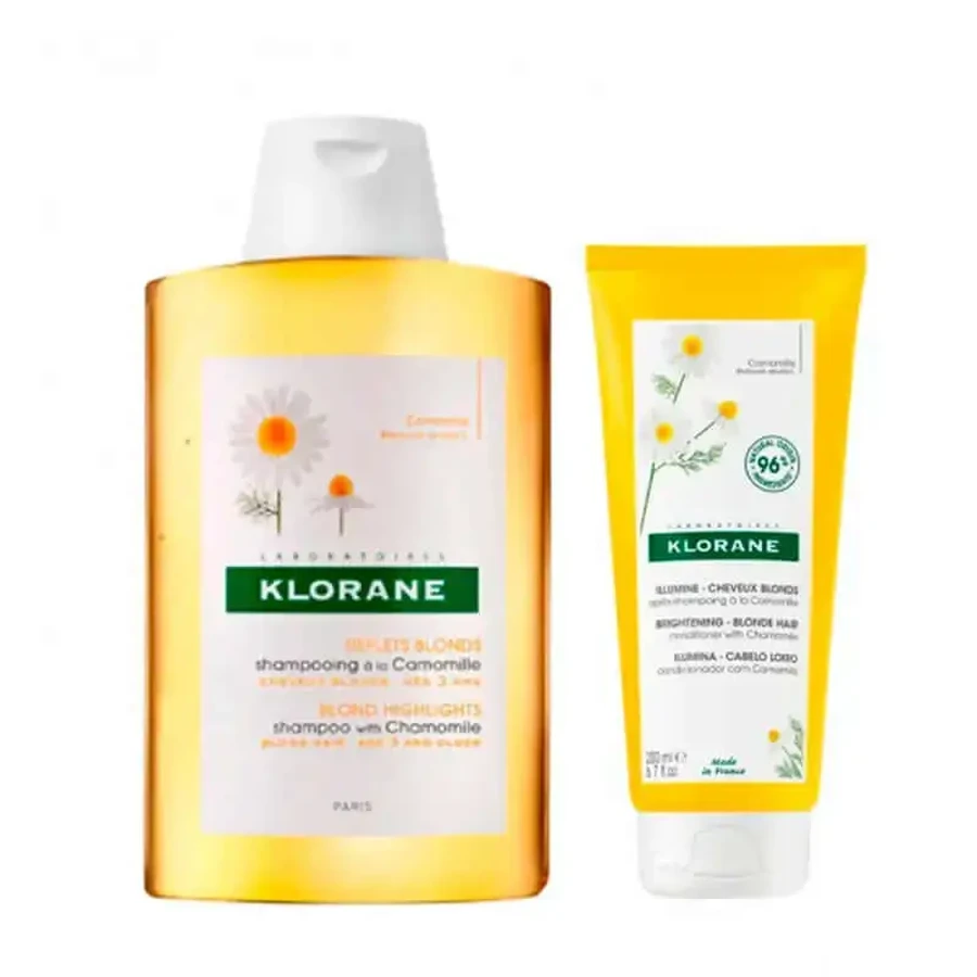 Klorane Camomile Shampoo Pack, 400 мл + Klorane Camomile Conditioner, 200 мл: цены и характеристики