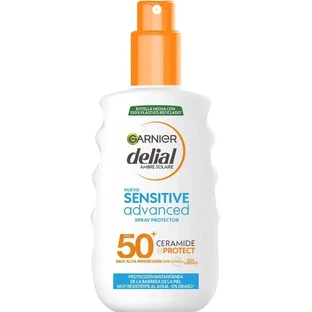Garnier Delial Sensitive Advanced Ip50+ для світлої, чутливої та несприйнятливої до сонця шкіри. Водостійкий, 150 мл