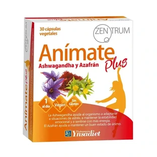 Ynsadiet Animate Plus. Стрес, настрій та енергія, 30 капсул