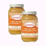 Babybio Тушеная говядина с морковью и сливами, упаковка 2 х 200 грамм