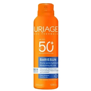 Спрей-димка для обличчя та тіла Uriage Bariesun SPF 50+, сонцезахисний, зволожувальний, 200 мл
