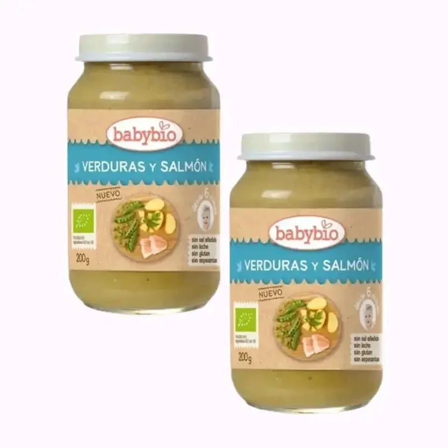 Babybio Меню Лосось традиційний, упаковка 2 х 200 г: ціни та характеристики