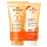 Nuxe Duo Сонцезахисне молочко Spf30 та шампунь і гель для душу після засмаги Nuxe Duo