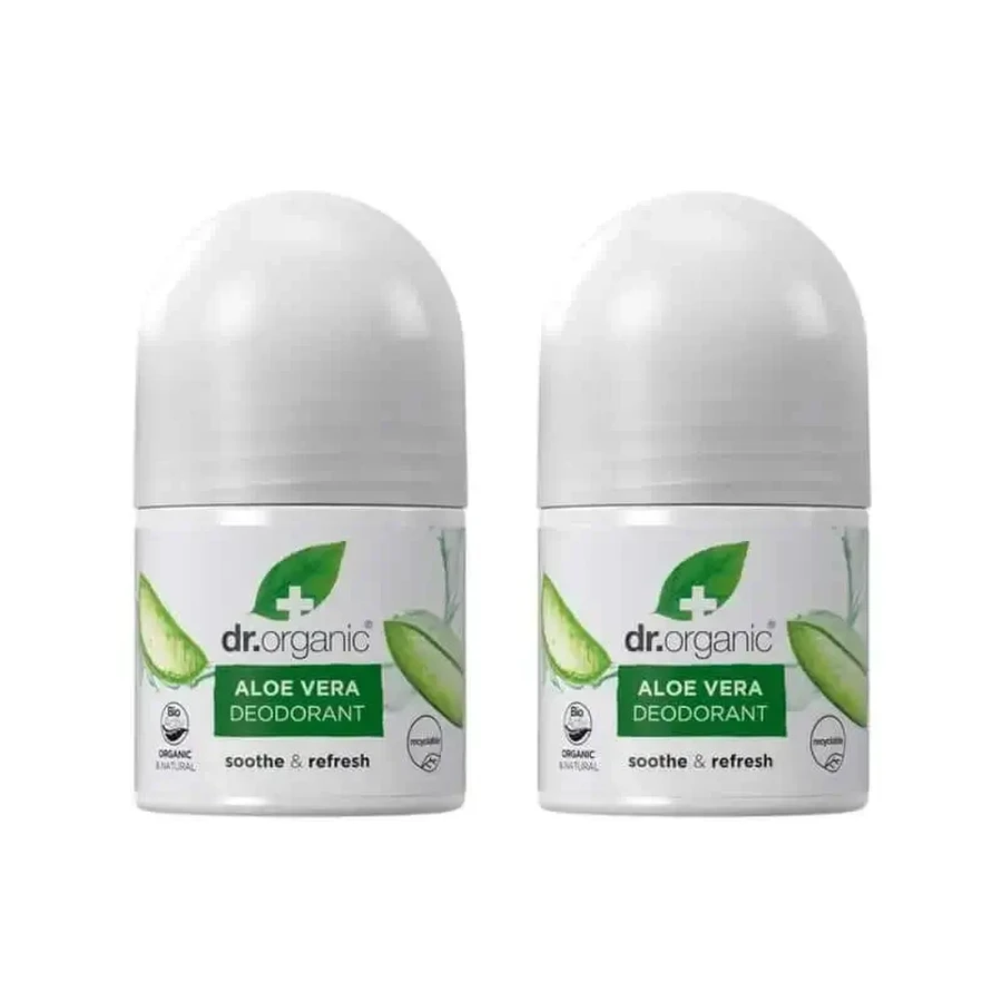 Дезодорант Dr.Organic Aloe Vera, 2X50 мл: ціни та характеристики