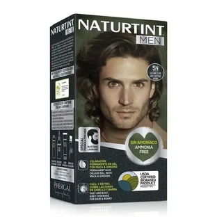 Перманентна фарба для волосся та бороди Naturtint Men 5N - світло-коричнева