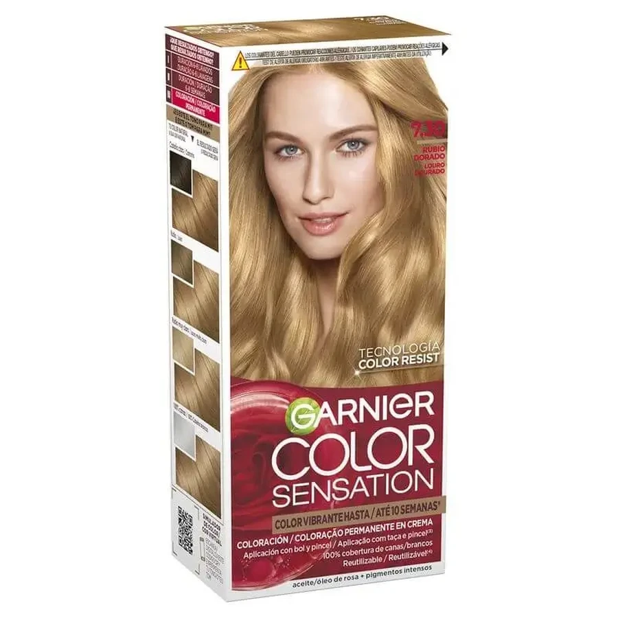 Garnier Color Sensation Cream Permanent Hair Color 7.3 Золотой блондин: цены и характеристики