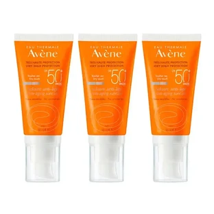 Avène Антивозрастной солнцезащитный крем Spf 50+, 3 x 50 мл