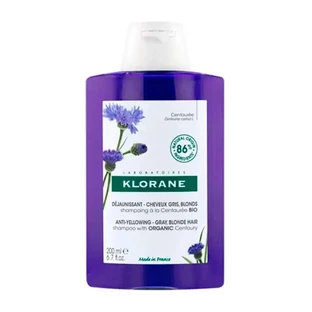 Klorane Centaurea Шампунь для серебристых и седых волос 200 мл