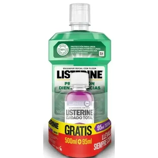 Listerine Зубы и десны 500 мл + Ct 95 мл