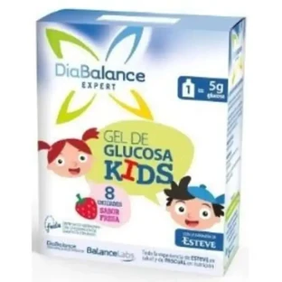 Diabalance Diabalance Глюкоза гель дитячий полуничний 8Ud