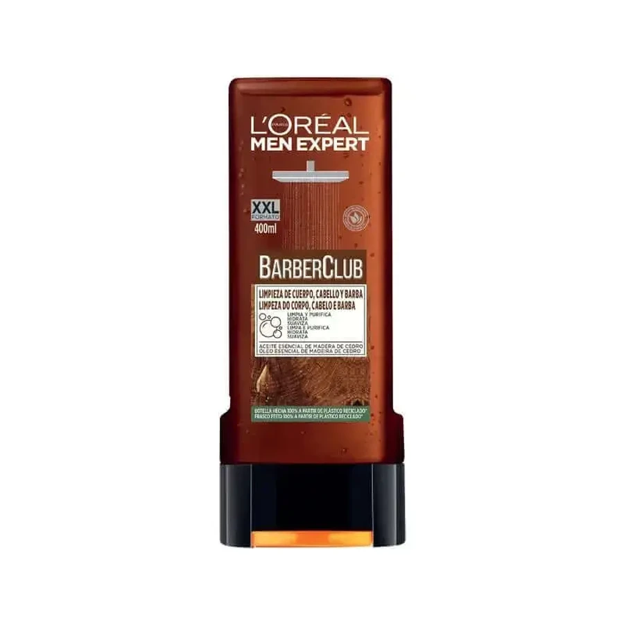 Гель для душу L'Oréal Paris Men Expert Barber Club: Олія кедрової деревини, очищення та живлення: ціни та характеристики