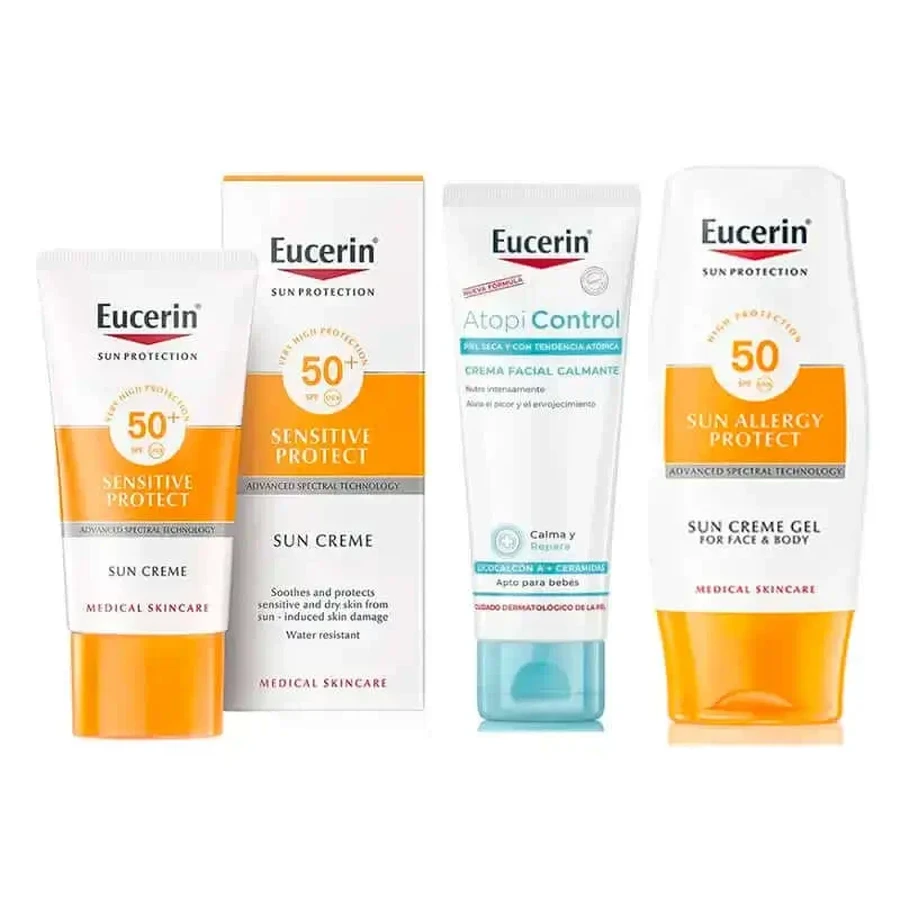 Сонцезахисний крем для алергічної шкіри Eucerin Routine: ціни та характеристики