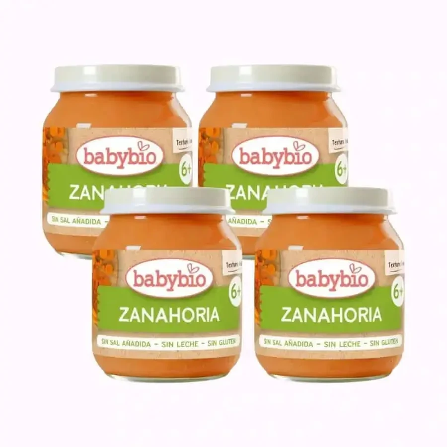 Babybio Баночка з морквою, упаковка 4 х 130 грамів: ціни та характеристики