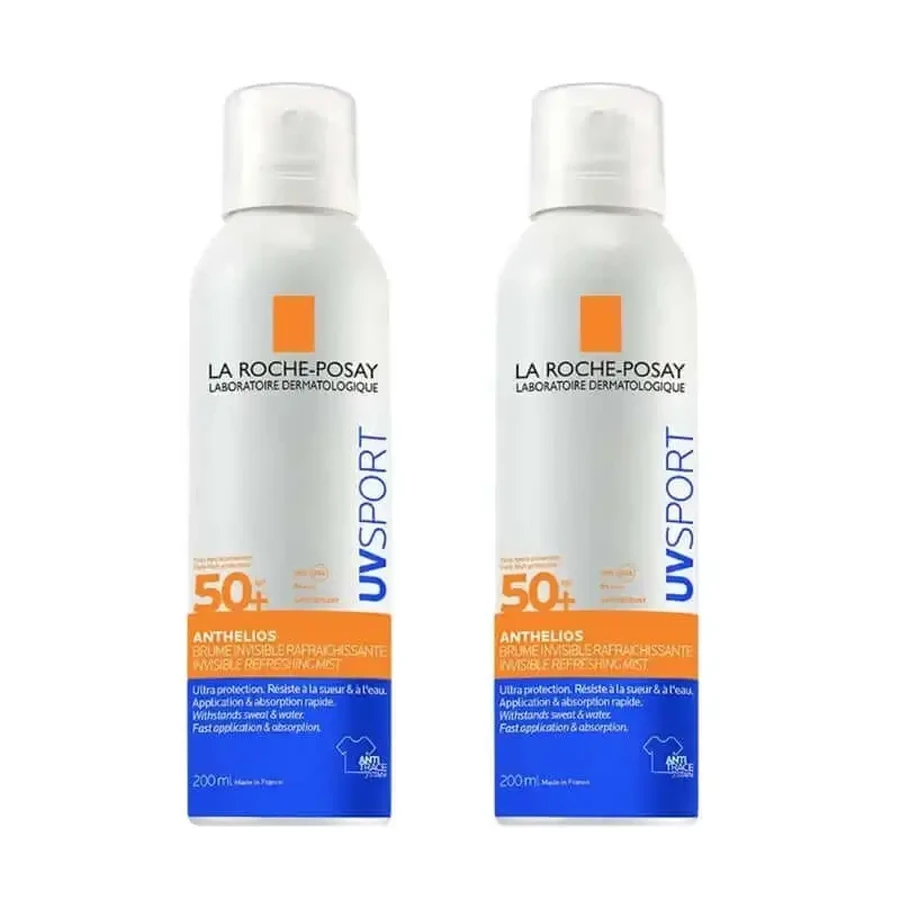 La Roche Posay Anthelios Uv Sport Invisible Cooling Mist Spf50+ , 2X200 Ml: цены и характеристики