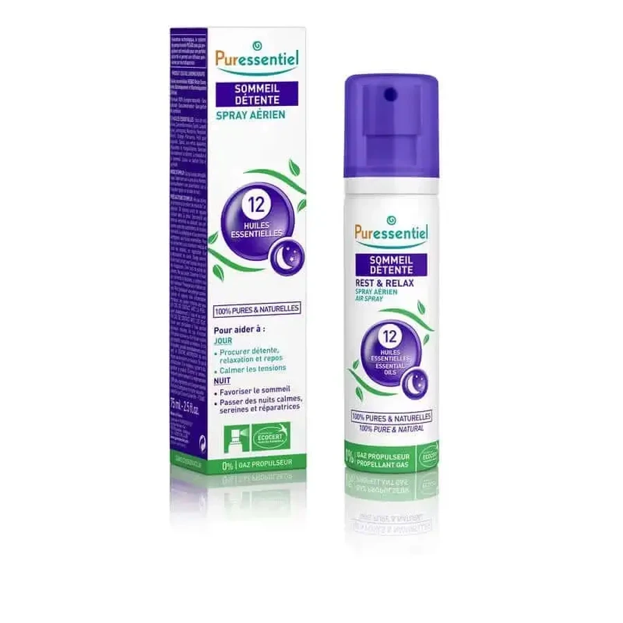 Puressentiel Air Spray Sleep & Relax с 12 эфирными маслами, 75 мл: цены и характеристики